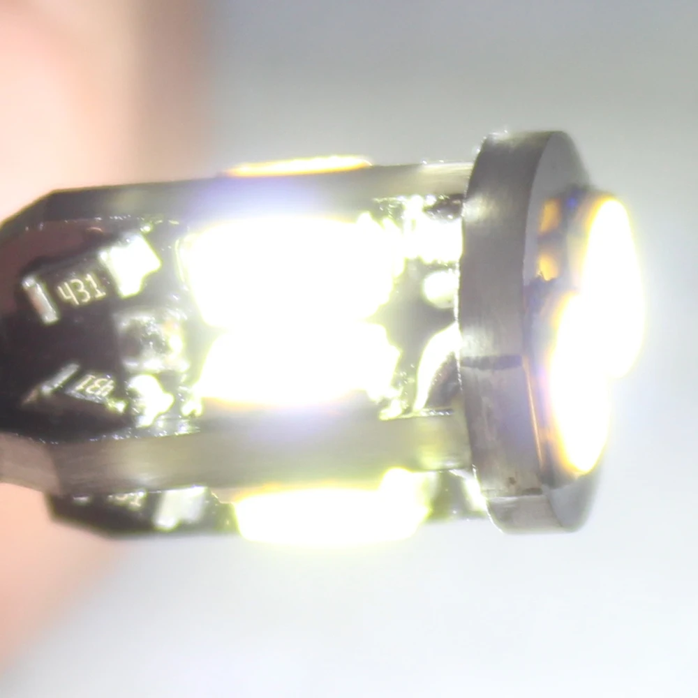 10X лампада led BA9S BAX9S T4W 1 Вт Автомобильный номерной знак свет Поворотная сигнальная