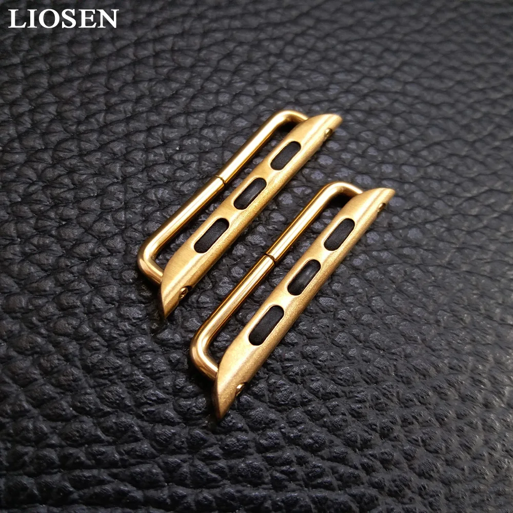 Фото Аксессуары для часов LIOSEN, 4 цвета, соединитель ремешка из нержавеющей стали для Apple Watch, 38 мм 42 мм №4