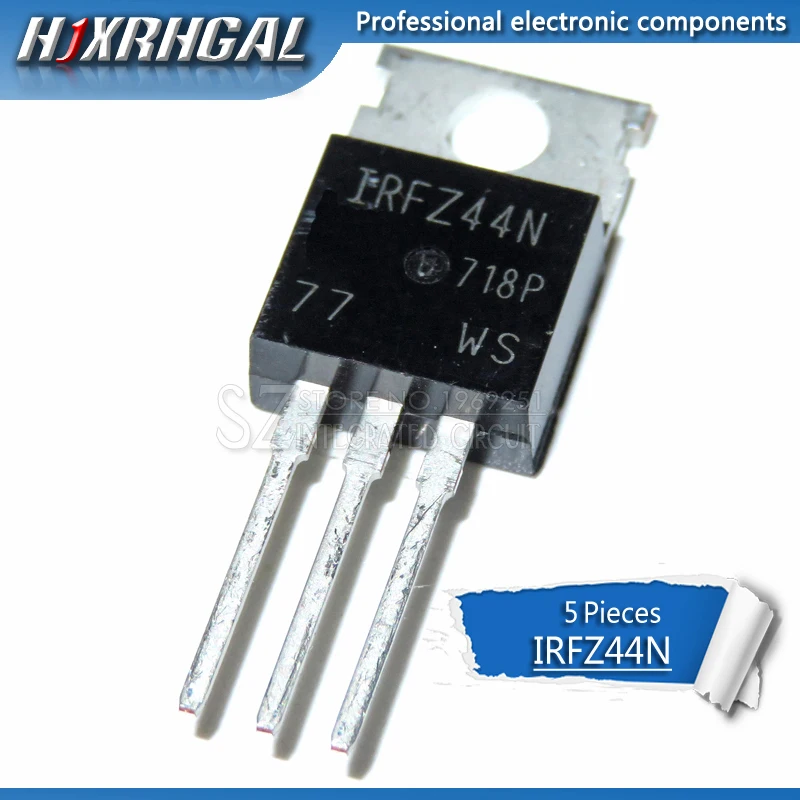 5 шт. IRFZ44N TO 220 IRFZ44NPBF TO220 IRFZ44|Интегральные схемы| |