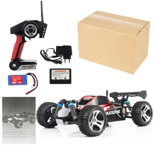 Red Wltoys A959 RC 1:18 Масштаб RC автомобиль 4WD 45км/ч внедорожные высокое Скорость р/у автомобиль для дрифта радио Управление рок-кроулинга, Управление автомобиля - Цвет: Red