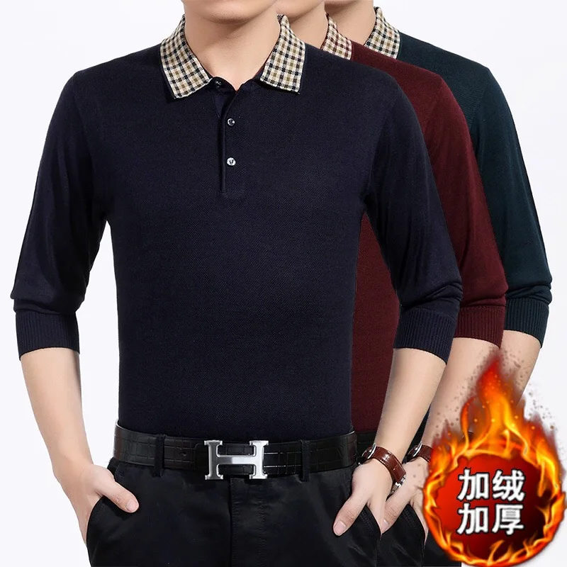 Мужская одежда ropa de hombre 2018 Большие размеры 3XL толстый теплый флисовый свитер с