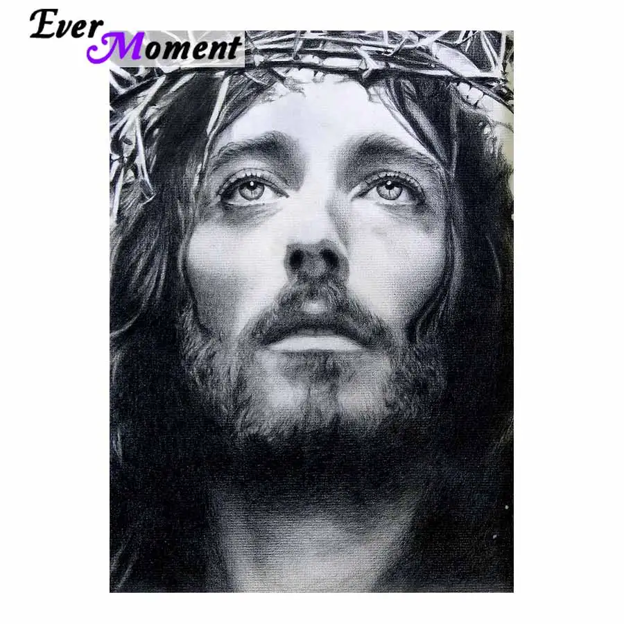 Алмазная 5d картина сделай сам с изображением Иисуса Христа набор для мозаики