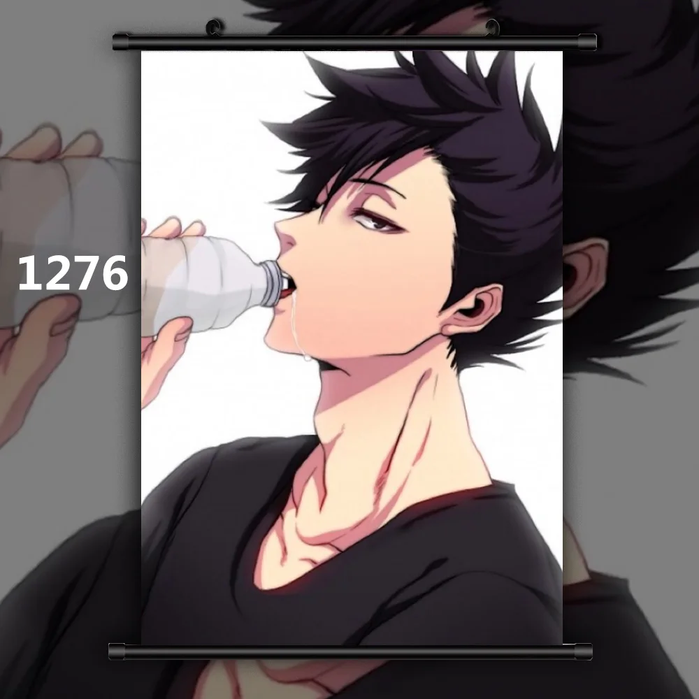 1276 Haikyuu Yaoi Kei Shoyo x Tobio Аниме Манга настенный плакат свиток C - Цвет: 1276