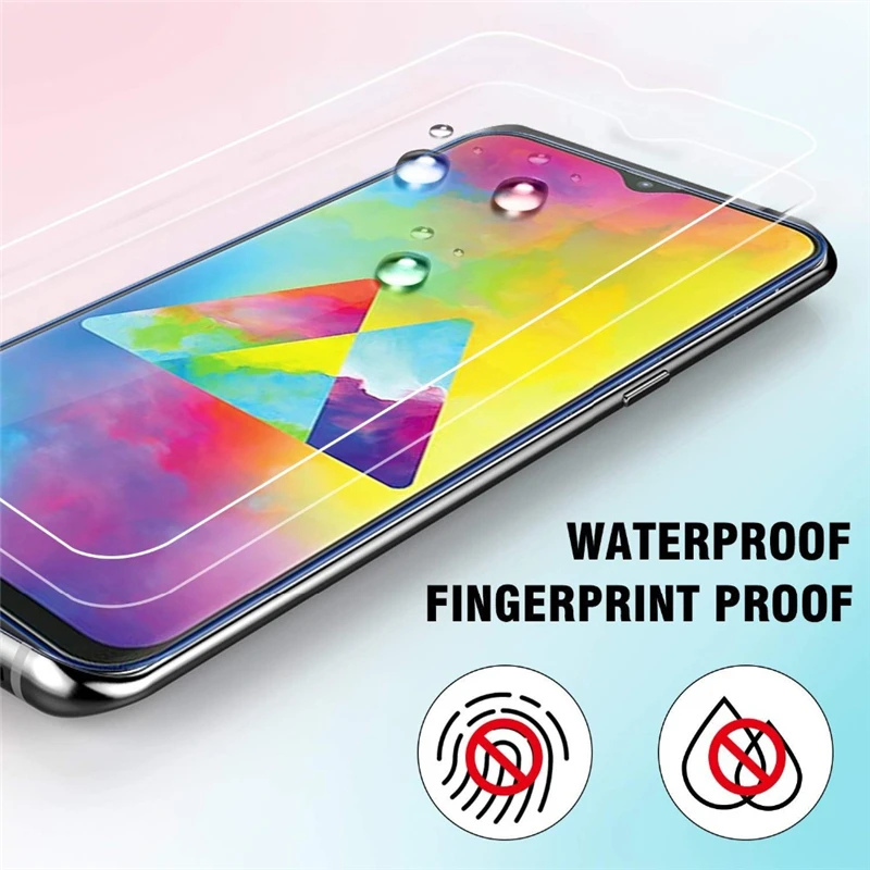 2 piezas para Samsung Galaxy A20 vidrio para Samsung A20 vidrio templado 9H HD Protector de pantalla de vidrio Protector para Samsung A20 A205F-3