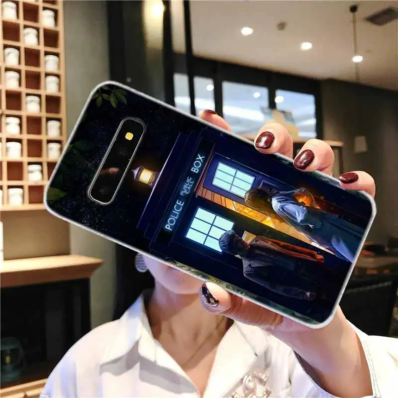 Мягкий чехол для Samsung Galaxy S21 S20 S11 S10 S9 S8 Plus S7 Edge S10e Ultra Tardis Box Doctor Who | Мобильные