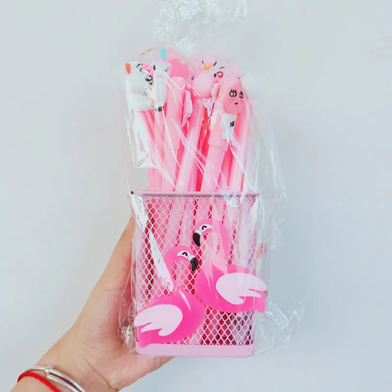 L 20 шт./компл. гелевая ручка Kawaii caneta Творческий lapices Единорог papelaria kalem стационарный материал Эсколар милые boligrafo - Цвет: L