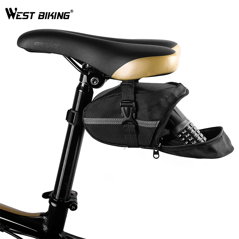WEST BIKING, длинная прочная цепь, Противоугонный замок, стальной велосипедный замок, безопасный пароль, велосипедные аксессуары для электрического велосипеда