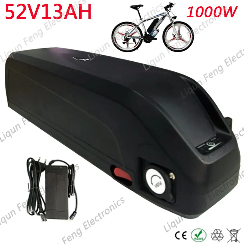 США ЕС бесплатно налог 52V Hailong Ebike батарея 13Ah Электрический велосипед для Bafang 1000W