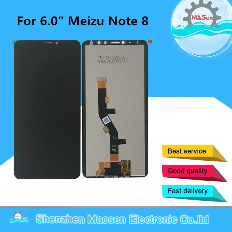 M& Sen для 6," Meizu Note 8 M822H ЖК-дисплей+ сенсорная панель дигитайзер экран для Meizu Note 8 сборка ЖК-дисплей