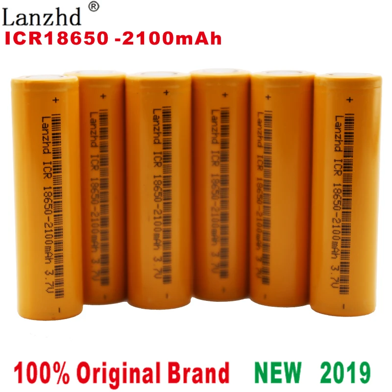 8-40 шт перезаряжаемая 18650 батарея 2100mAh литий-ионные батареи 3,7 V для samsung 18650 литиевая батарея для фонарика ноутбука игрушка