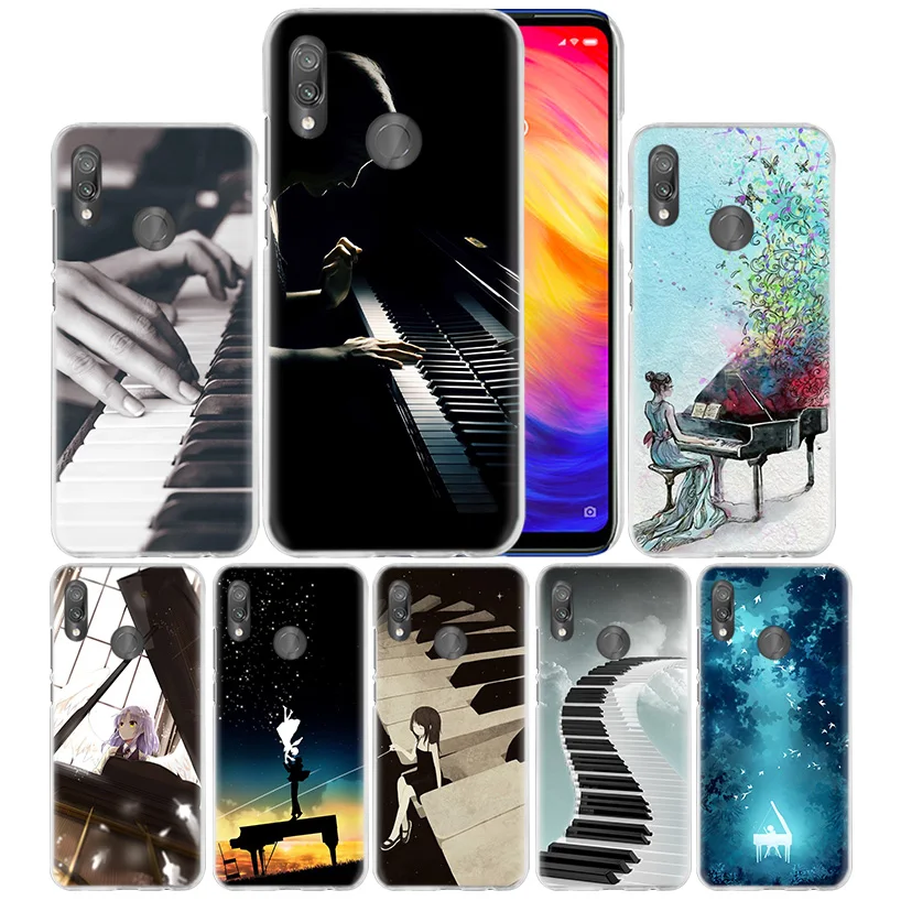 Чехол для телефона с надписью Love Music Piano для Xiao mi Red mi Go Note 7 6 6A Pro S2 5 5A 4X mi A1 A2 9 mi x 3 5G 8 lite Play F1
