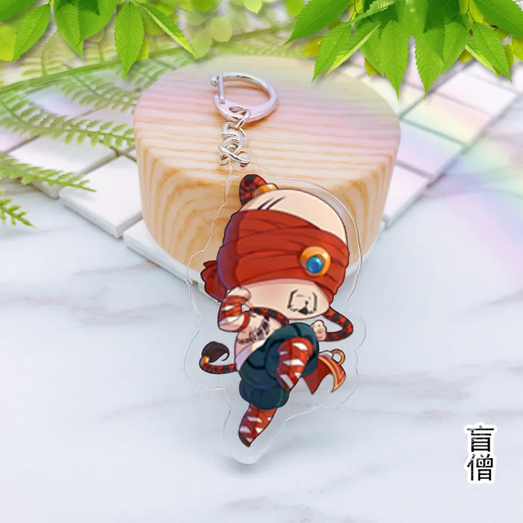 Игра Лига лол косплей брелок Мода Легенда эзреал Анни Teemo RAKAN XAYAH акриловый автомобильный брелок подвеска брелок