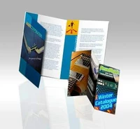 a4a5 size 2 or 3 folded brochure printing