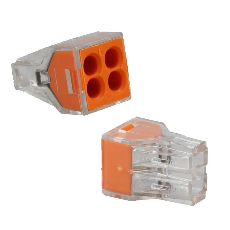 

Клеммная колодка для проводов PCT104, контактный 4-контактный разъем, AWG 18-12, 50 шт.