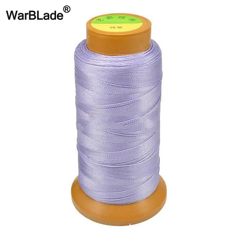Light purple Нейлоновый шнур 0,2 мм 0,4 мм 0,6 мм 0,8 мм 1 мм Заводская Полиэстровая сетчатая тесьма с швейные нитки для веревки шелк Бисер строка для самостоятельного изготовления ювелирных украшений костюм для изготовления - Цвет: Light purple