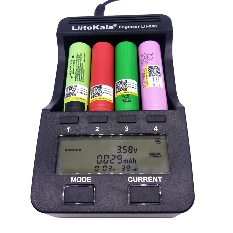 Аккумуляторная батарея 2017LiitoKala lii - 500 LCD 3 7 в/1 2 в/16340/14500/18650/26650 18650/26650 100% что
