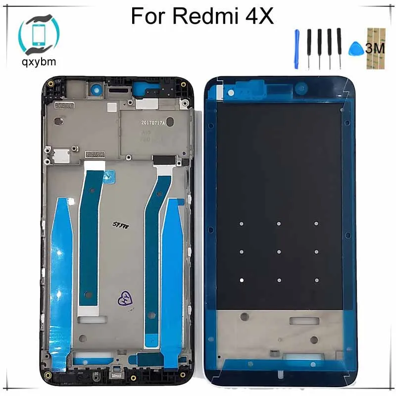 5 0 дюймов для Xiaomi Redmi 4X Hongmi Передняя рамка средняя Корпус задние Сменные Лицевые