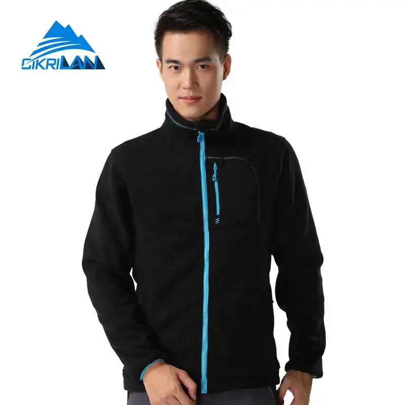 Мужская теплая флисовая куртка с длинным рукавом на молнии|hiking fleece jacket|fleece jackethiking