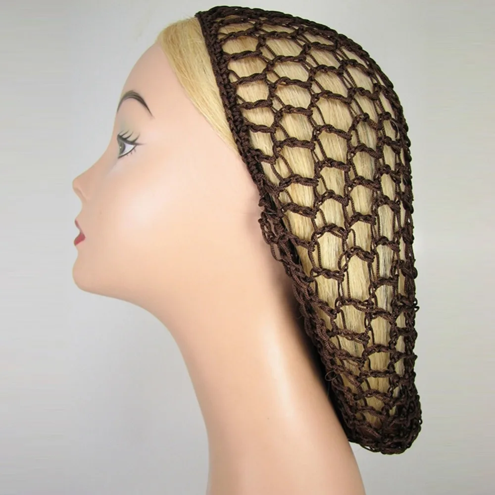 PINKSEE популярный модный эластичный сетчатый чехол для волос Snood Bun балет танцев