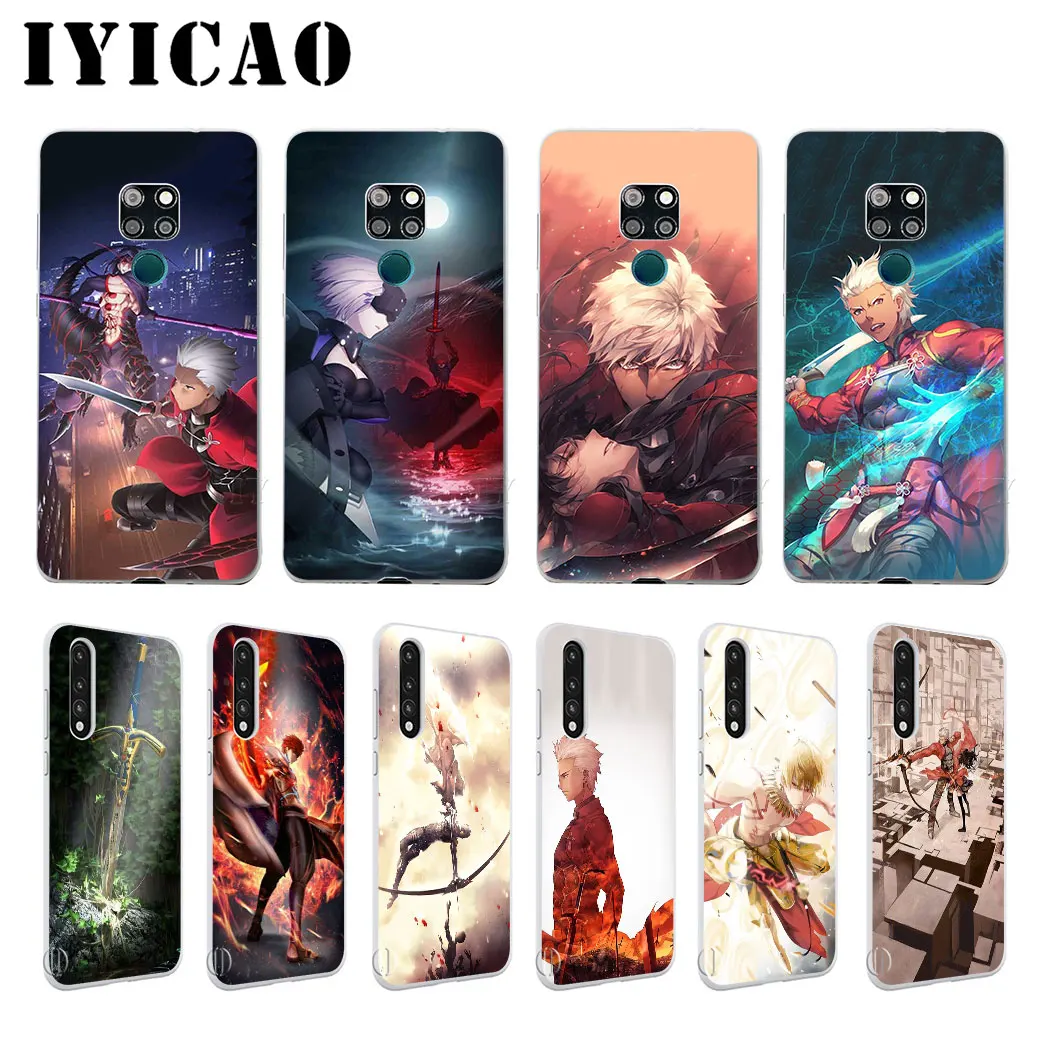 Жесткий чехол IYICAO Archer Fate stay Night для Huawei Honor 6A 6C 7A 7C 7X 8 8X 9 10 20 9X Lite Pro Play Note View