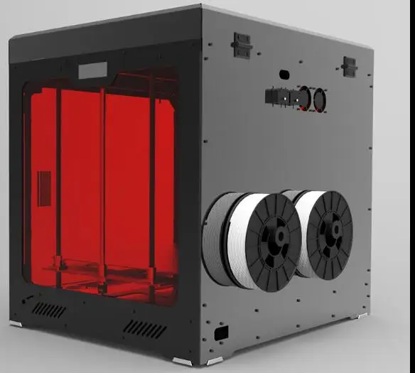 Промышленный полностью закрытый металлический 3D принтер большой размер высокой