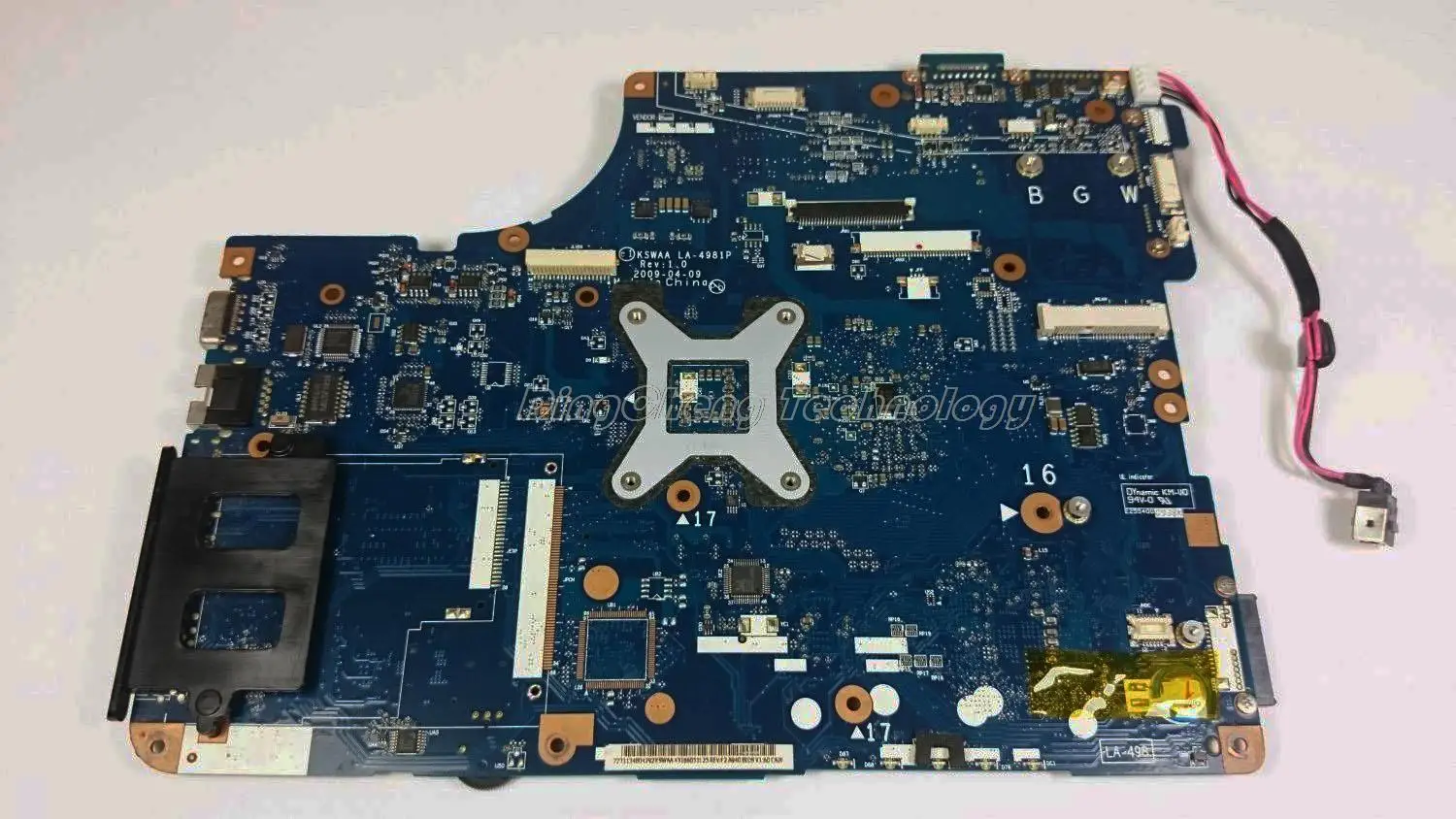

Laptop Motherboard For Toshiba Satellite L550D K000083110 KSWAA LA-4981P GL40 PM45 DDR2 Mainboard