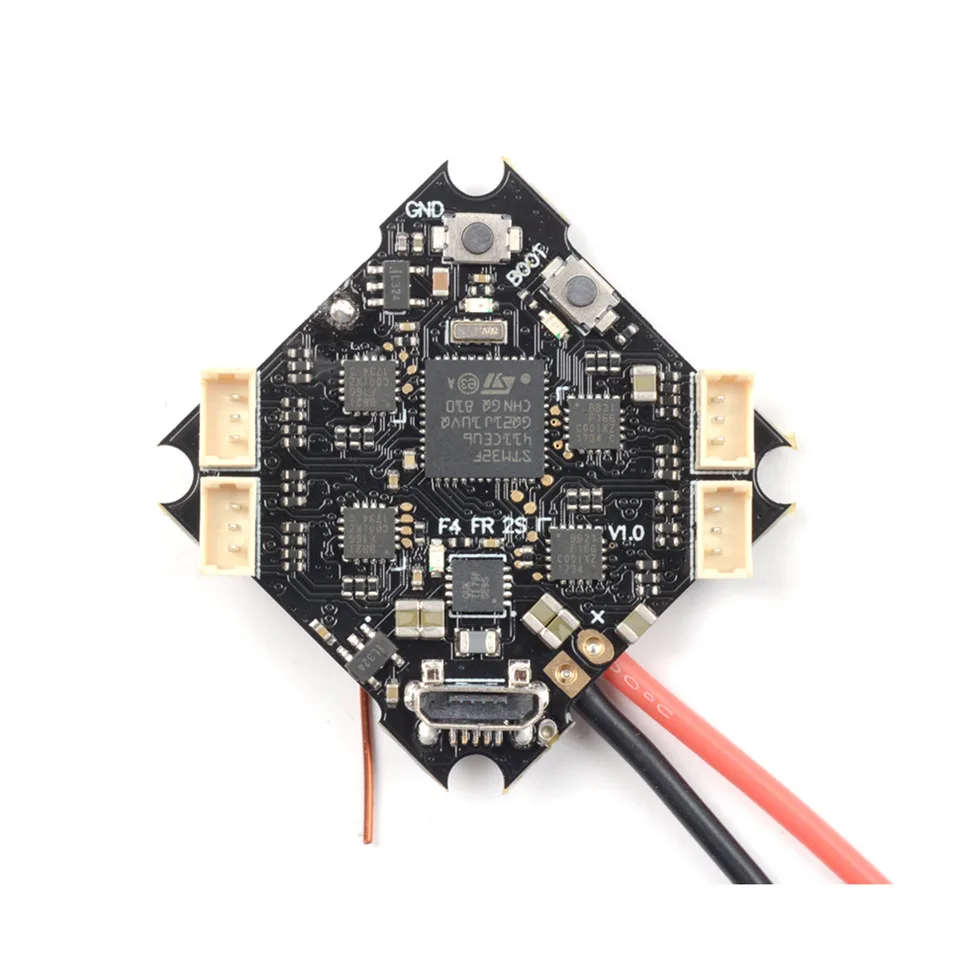 Интегрированный Контроллер полета CRAZY FROG F4 AIO Tiny Frog 2S 5A ESC приемник STM32F411CEU6 Bult in