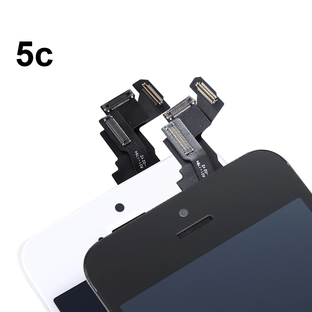 ЖК-экран качества AAAAA с комплектом в сборе для iPhone 5 5c сенсорный дигитайзер полный