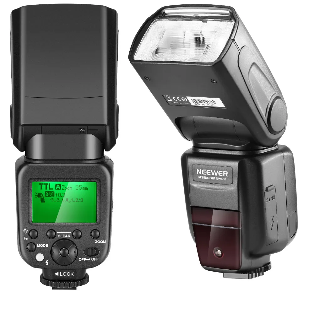 Вспышка Neewer TTL для Sony HSS 1/8000s GN58 Master Slave Speedlite Alpha A6000 A6300 A6500 A7 A7R камера 2 4G