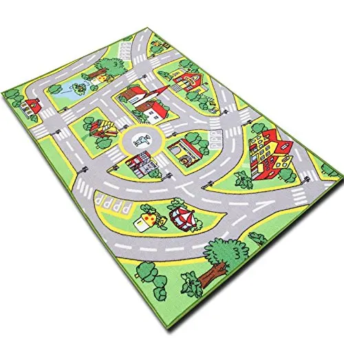 WINLIFE большой детский игровой коврик Городская жизнь игровой коврик - Цвет: 52x75inch