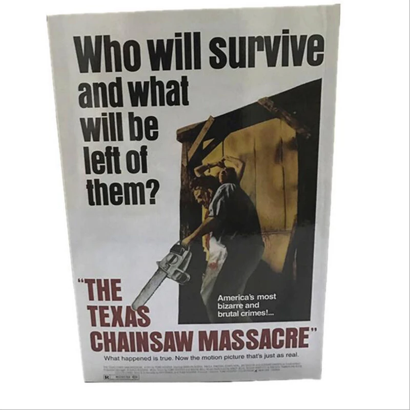 Игрушки куклы 18 смигра подлинный с надписью Texas CHAINSAW ПВХ фигурка Killing spree