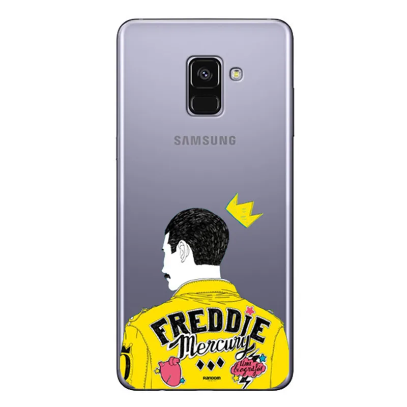 TPU Freddie Mercury Rainha banda Qualidade Роскошный чехол для телефона для samsung S6 7 8 9 Plus Edge Note 8 9 силиконовый чехол - Цвет: TPU