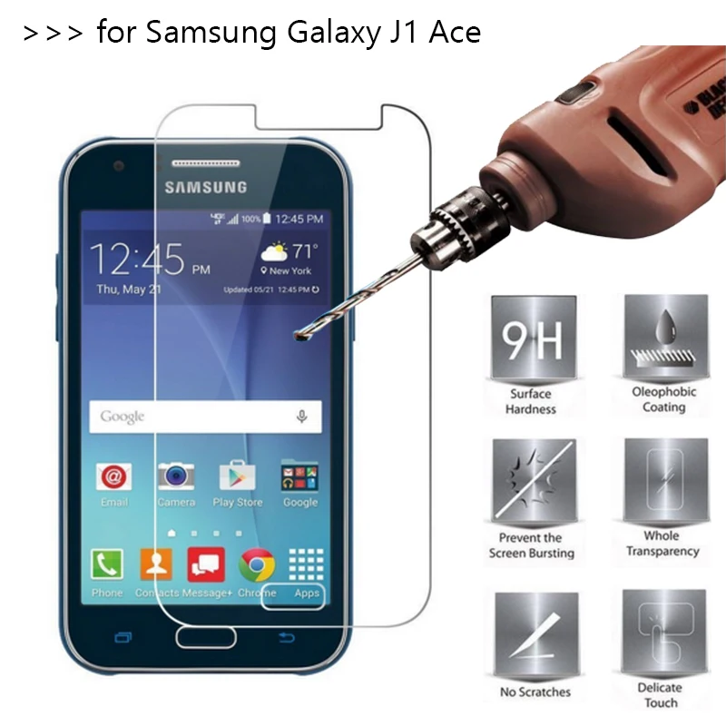 Защитная пленка для экрана Samsung Galaxy J1 Ace J110 закаленное стекло ACE Glass J110F | Мобильные
