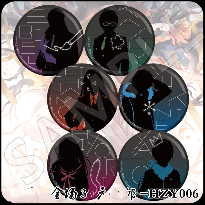 ZXFJXR 58 мм Noragami aragato Yato Kazuma Hiyori Yukine Ebisiu значки на брошь для рюкзака подарки|Броши| |
