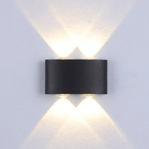12W Black wall lamp QLTEG светодиодный настенный светильник современный бра лампа 6 Вт 12 Вт 18 Вт светодиодный настенный светильник водонепроницаемый лестничный светильник для спальни открытый светильник ing Крытый - Цвет абажура: 12W Black wall lamp