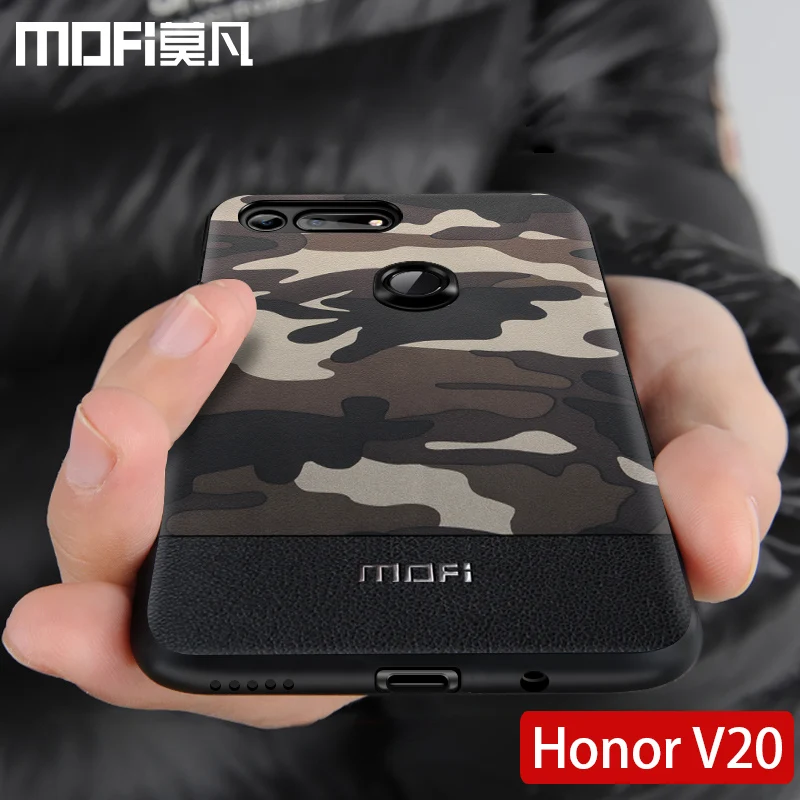 Чехол для huawei honor v20, MOFi,, задняя крышка, камуфляжный узор, противоударный чехол, capas honor view 20, чехол
