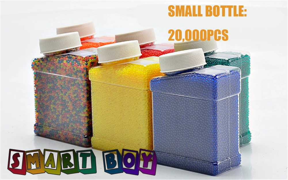 40k/20k/Bottled 9-11mm Orbeez Paintball Bombs ball Toy Gun Water grown Bullets Used For Nerf gun Crystal soft bullets | Игрушки и хобби