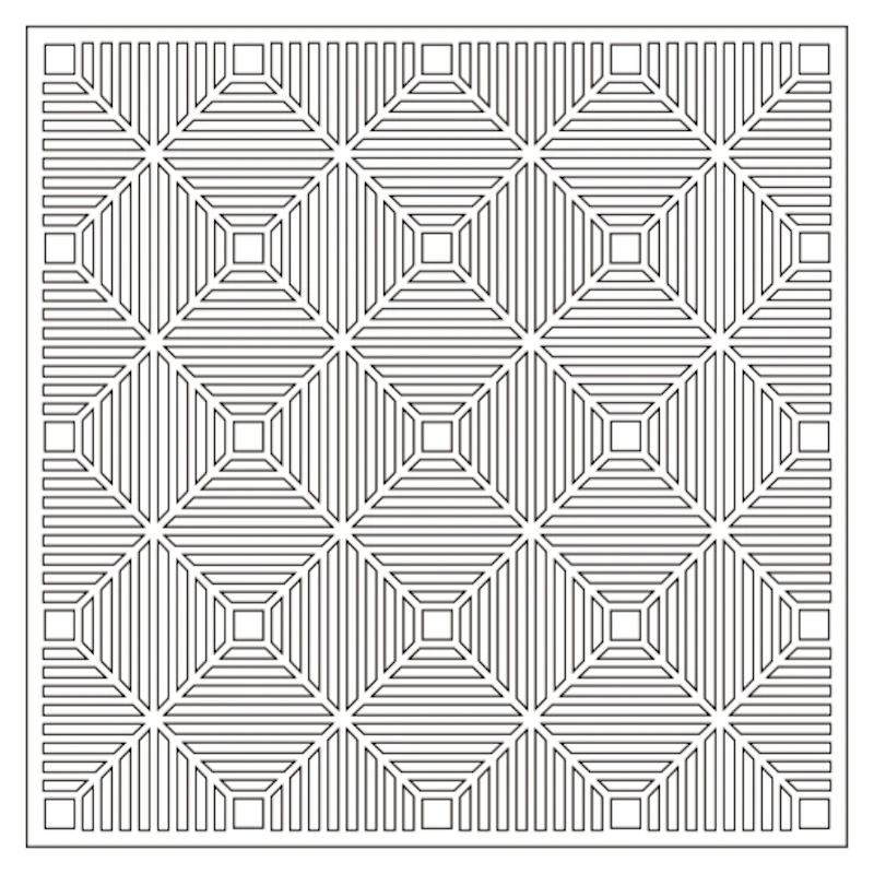 Irregular Shape DIY Plastic Stencil Scrapbooking Card Decorative Embossing Crafts Templates Embellishments 6x6 inch | Дом и сад