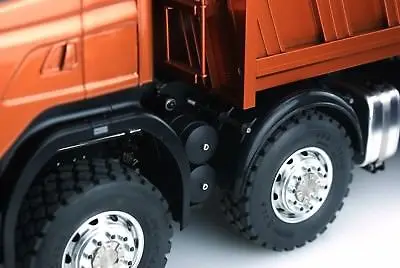 LESU 1/14 масштаб металл 8*8 гидравлический самосвал RC Sca грузовик модель двигателя ESC радио DIY Tmy не живопись