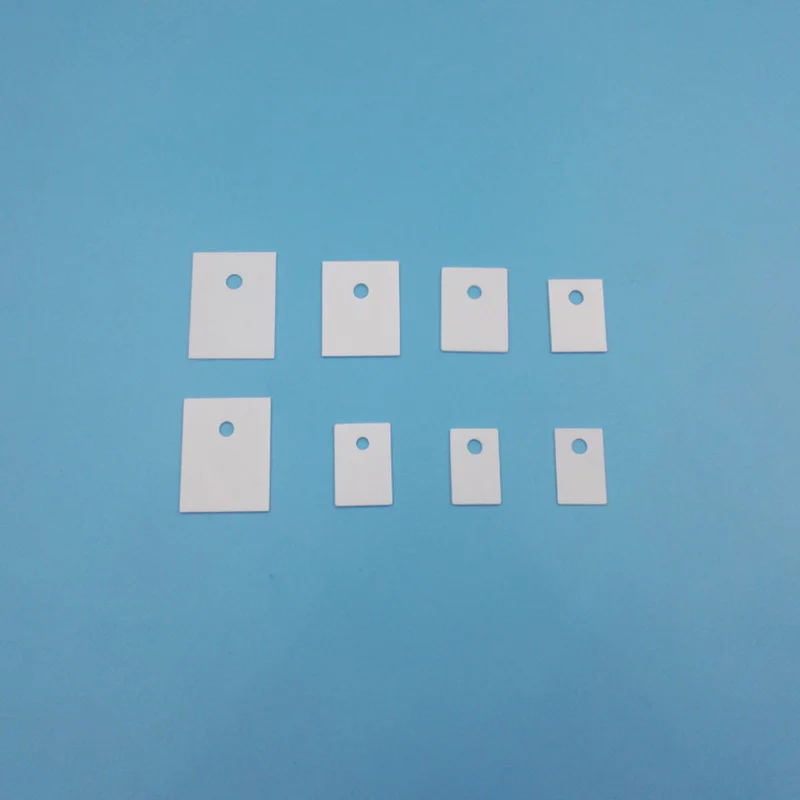 Alumina ceramic sheet Insulation fins Transistor high-power heat sink Thermal insulation High temperature resistance | Обустройство