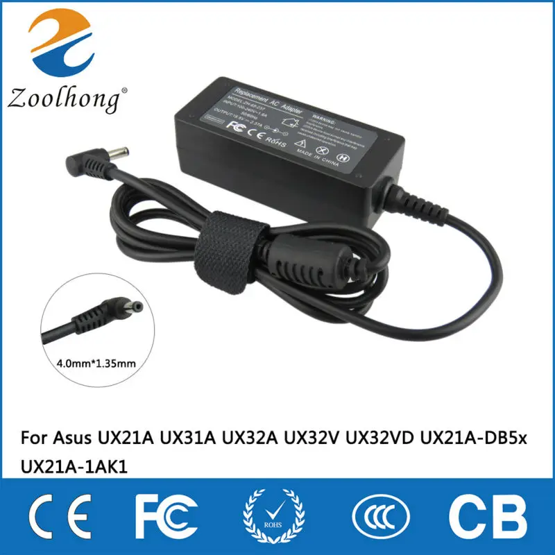 Зарядное устройство для ноутбука Asus UX21A 19 в 2 37a 45 Вт AC UX31A UX32A UX32V UX32VD с адаптером