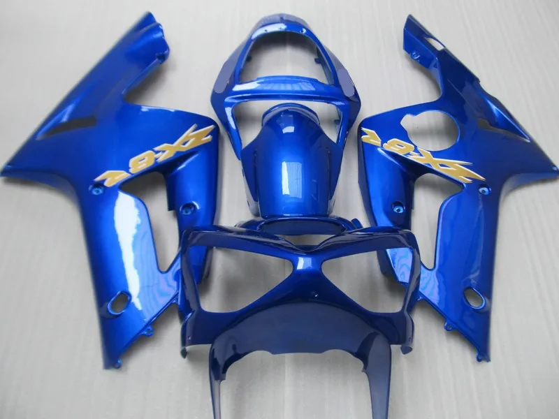 Набор обтекателей мотоцикла для KAWASAKI Ninja ZX6R 03 04 636 2003 2004 Popualr Blue ABS Обтекатели набор