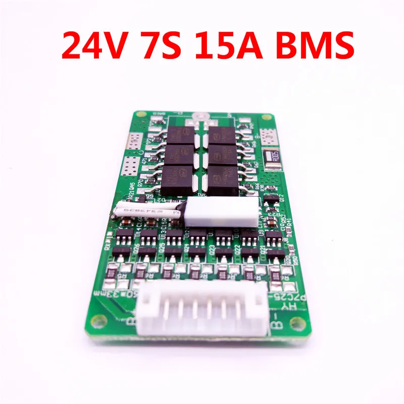Батарея для мотоцикла 7 S 24 V BMS 15A v литиевая батарея электрического велосипеда 8Ah