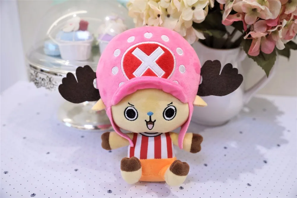 

1 pcs 20cm Plush Chopper Toys One Piece Luffy Soft Doll Stuffed Japanese Anime Figure Kids Toys High Quality Gift For Children
