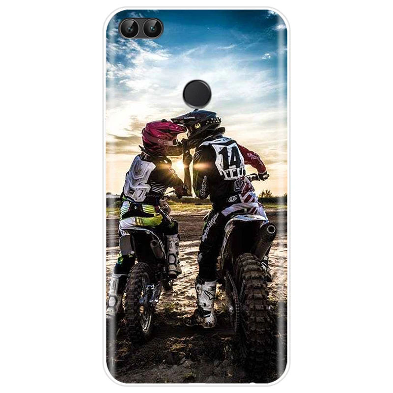 Мягкий силиконовый чехол для телефона Motocross moto dirtbikes Huawei P9 P10 P20 PLUS P30 PRO P8 lite P smart |