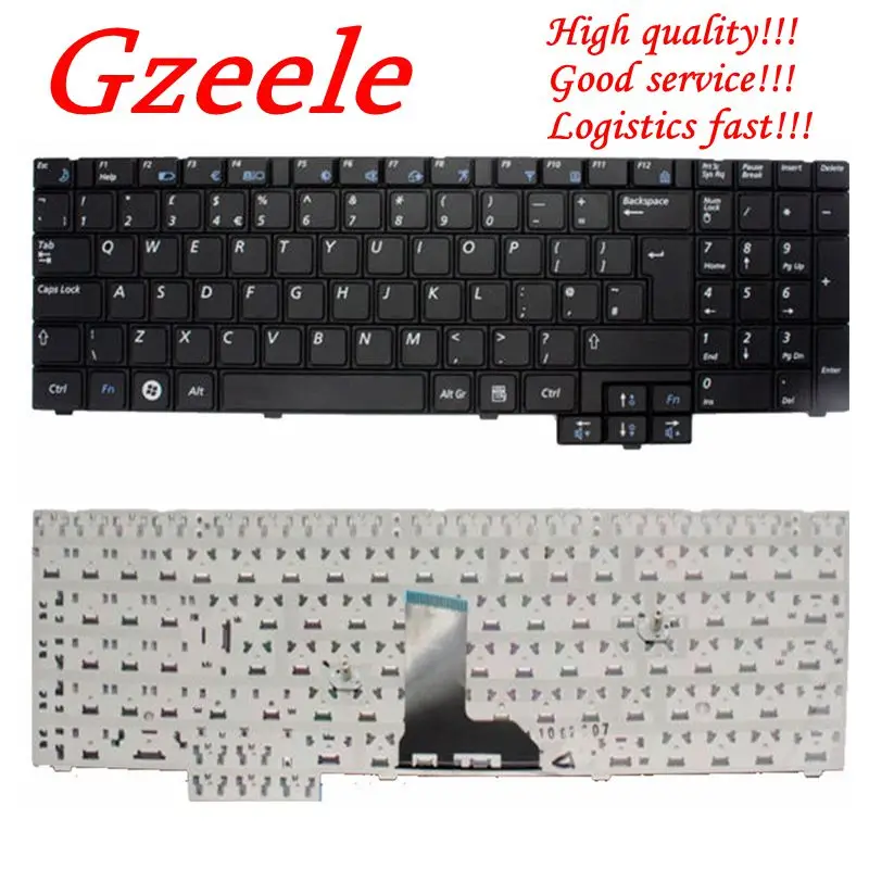 Новая английская клавиатура GZEELE для Samsung R620 NP-R620 R525 NP-R525 R528 R530 R540 R517 RV508 R523 черная