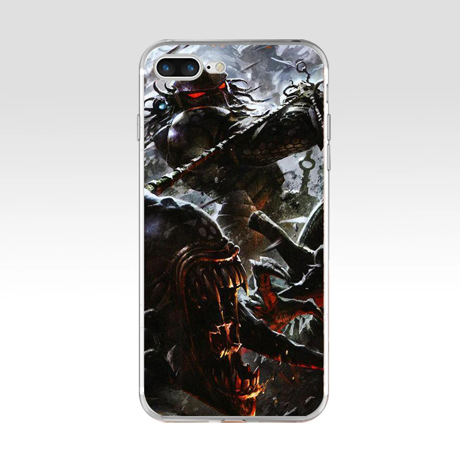 16AQ Alien Vs Predator чехол из мягкого ТПУ силикона для Apple iPhone 6 6s 7 8 plus | Мобильные телефоны
