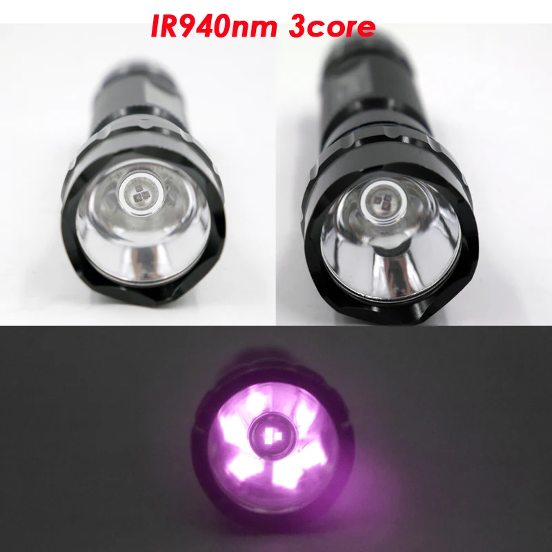Светодиодный инфракрасный фонарь IR940nm 3 ядра/4 ядра/5 ядер с ночным видением|led