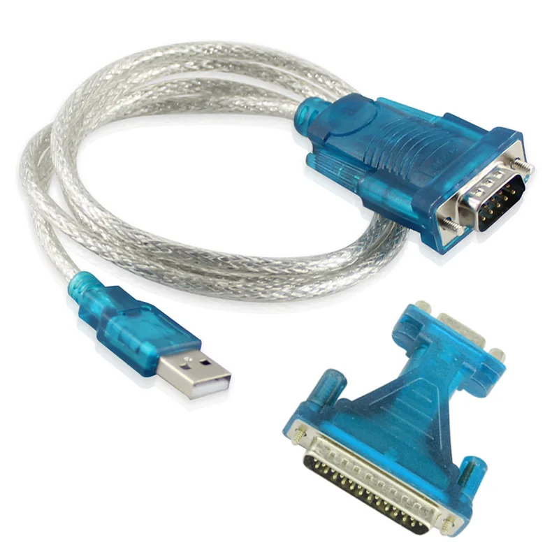 

9-контактный последовательный переходник DB25 DB9 с USB 2,0 на RS232 Com-порт HJ55