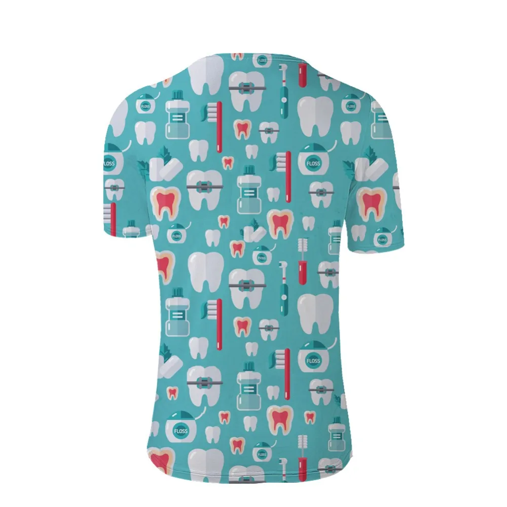 FORUDESIGNS/мужские футболки плюс стоматолога, футболка Homme, летние мужские футболки с коротким рукавом, мужские футболки, Camiseta, футболка Homme